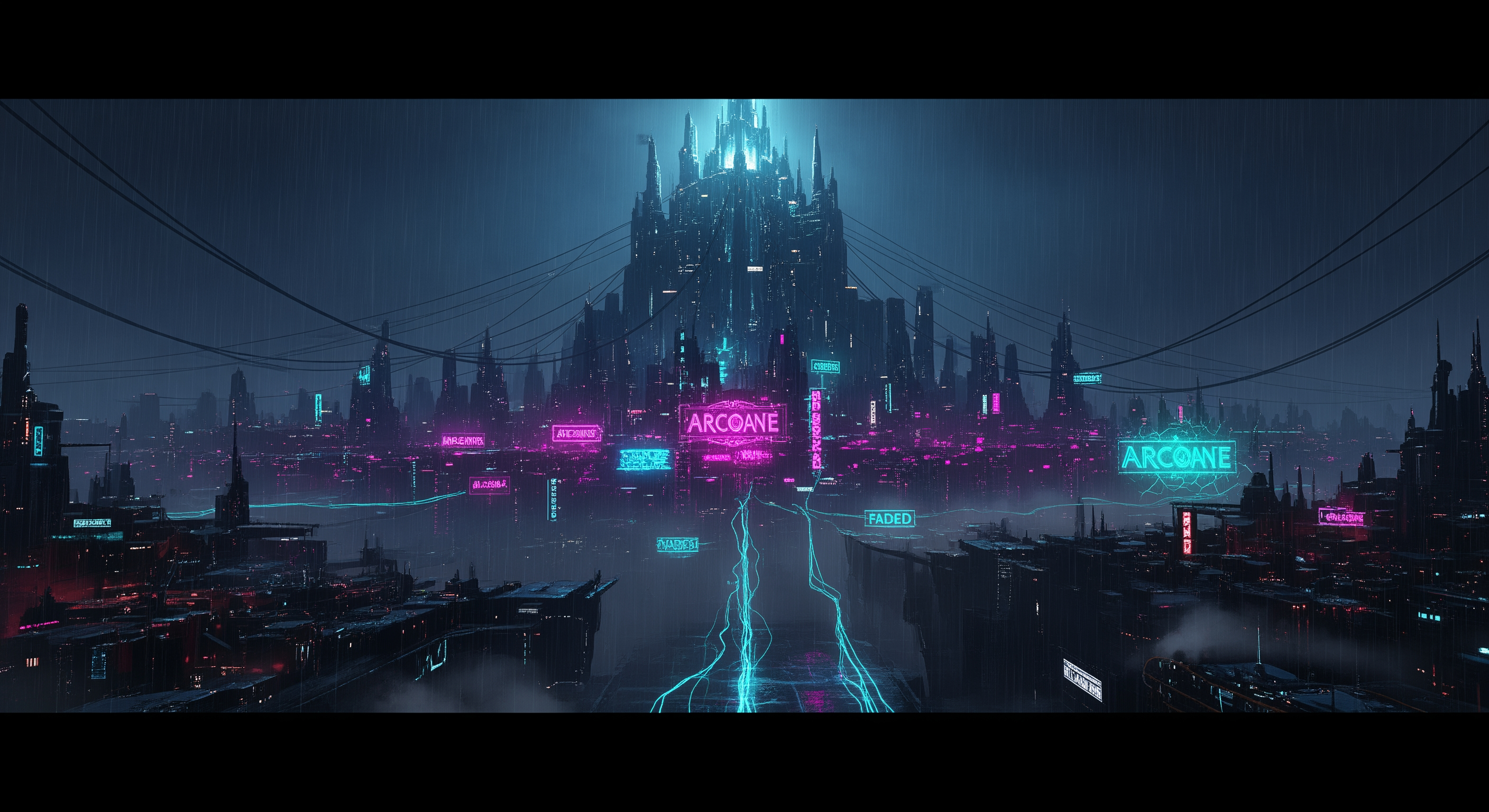 New Camelot — Cyberpunk Fantasy world in Mythora